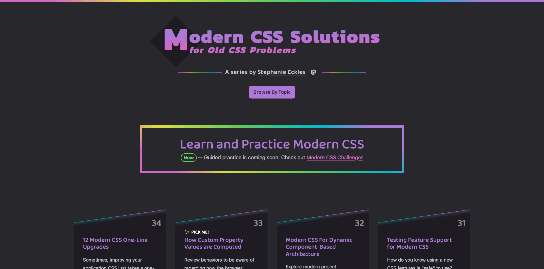 Modern CSS Solutions YouTube Channel avatar image